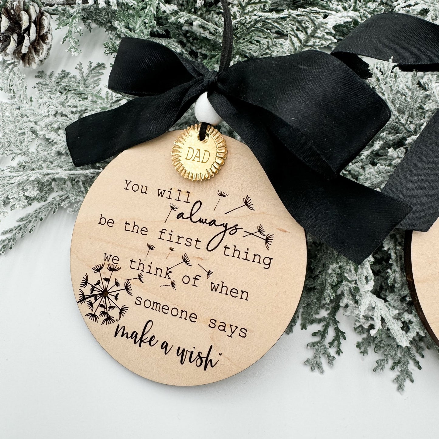 “Make A Wish” Christmas Ornament, Memorial Ornament Gift - Embellish My Heart