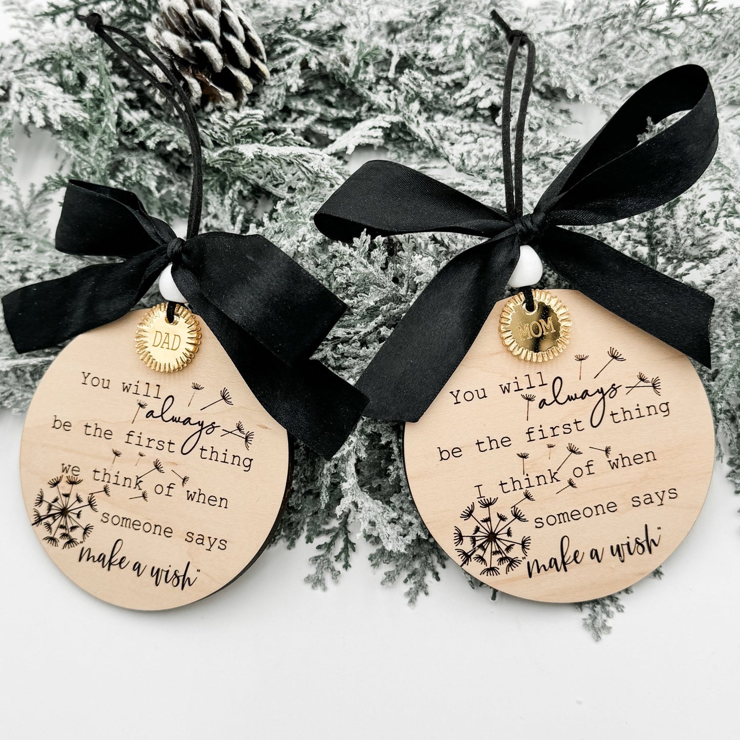 “Make A Wish” Christmas Ornament, Memorial Ornament Gift - Embellish My Heart