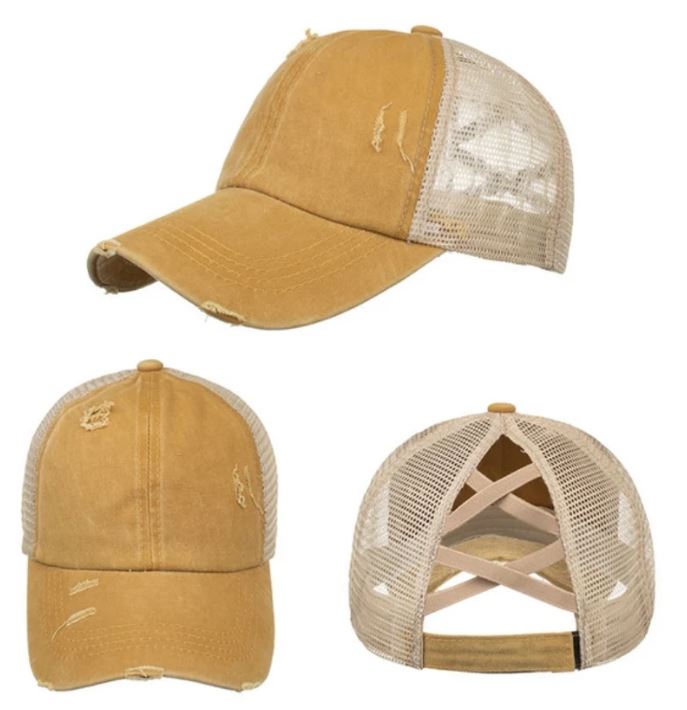 MESH VINTAGE BASEBALL CAP - Embellish My Heart