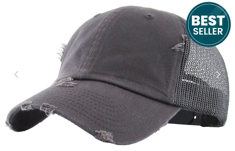 MESH VINTAGE BASEBALL CAP - Embellish My Heart