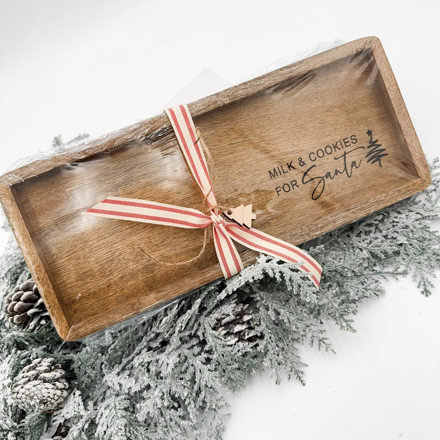 Milk & Cookies for Santa Tray Plate - Embellish My Heart