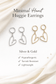 Minimal Heart Huggie Earrings - Embellish My Heart