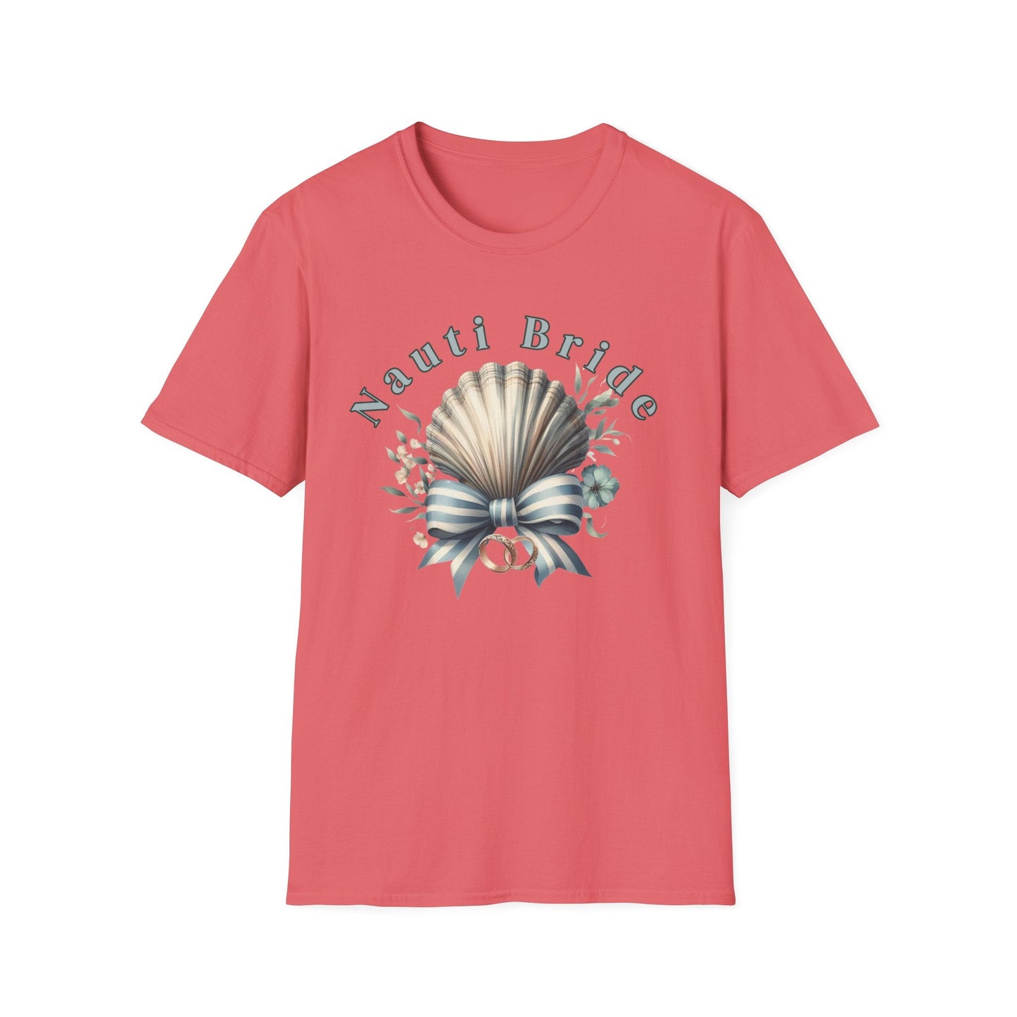 Nauti Bride Unisex T-Shirt - Perfect for Beach Weddings, Bachelorette Parties, Nautical Themes, Bridal Showers, Summer Events - Embellish My Heart