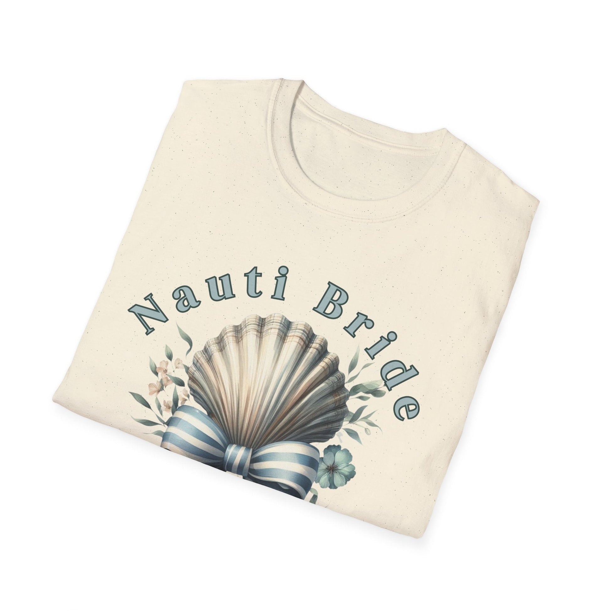 Nauti Bride Unisex T-Shirt - Perfect for Beach Weddings, Bachelorette Parties, Nautical Themes, Bridal Showers, Summer Events - Embellish My Heart