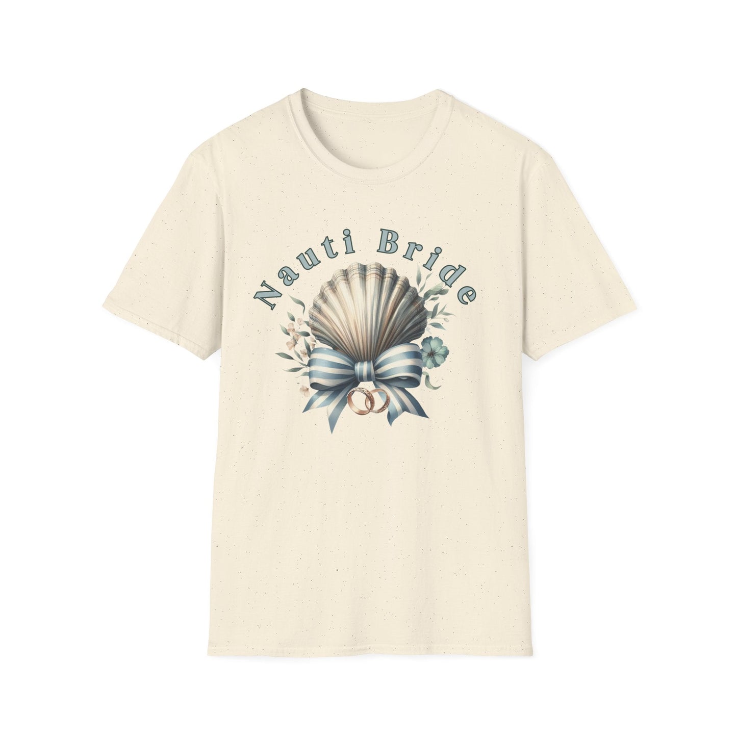 Nauti Bride Unisex T-Shirt - Perfect for Beach Weddings, Bachelorette Parties, Nautical Themes, Bridal Showers, Summer Events - Embellish My Heart