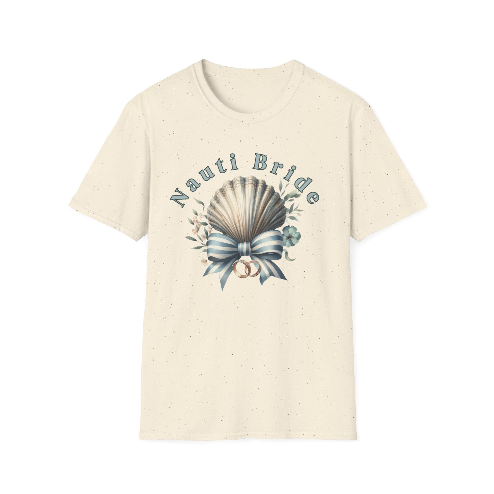 Nauti Bride Unisex T-Shirt - Perfect for Beach Weddings, Bachelorette Parties, Nautical Themes, Bridal Showers, Summer Events - Embellish My Heart