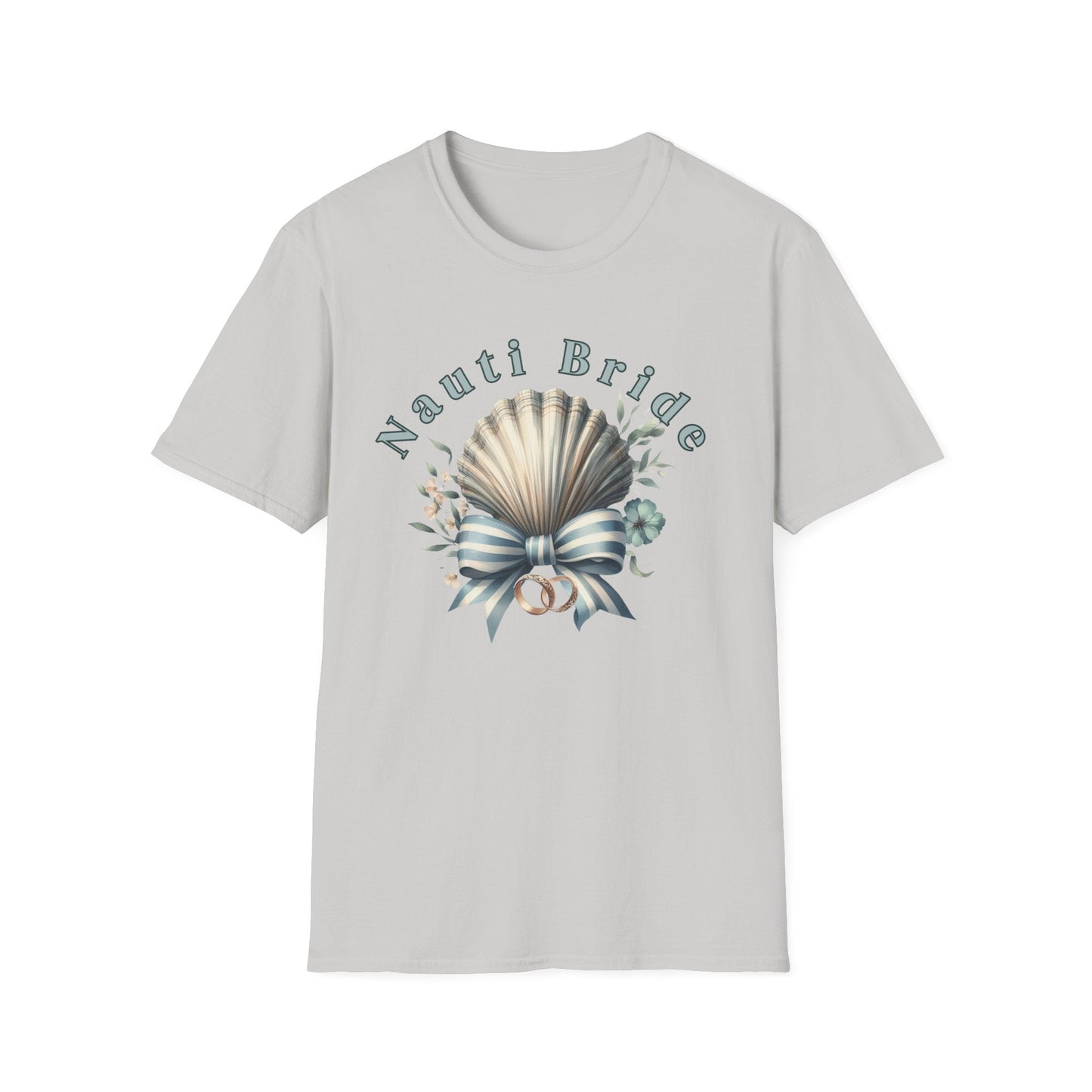 Nauti Bride Unisex T-Shirt - Perfect for Beach Weddings, Bachelorette Parties, Nautical Themes, Bridal Showers, Summer Events - Embellish My Heart