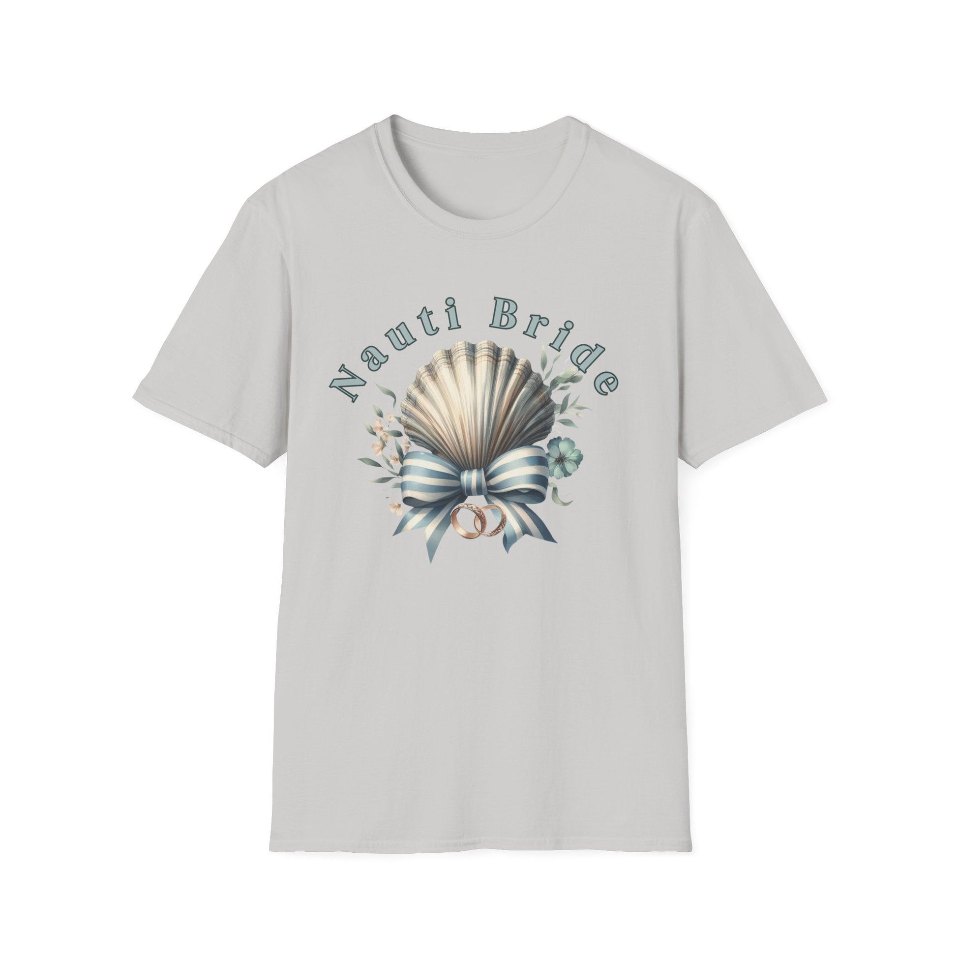 Nauti Bride Unisex T-Shirt - Perfect for Beach Weddings, Bachelorette Parties, Nautical Themes, Bridal Showers, Summer Events - Embellish My Heart