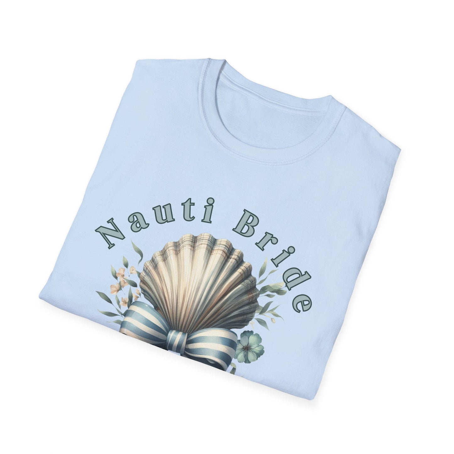 Nauti Bride Unisex T-Shirt - Perfect for Beach Weddings, Bachelorette Parties, Nautical Themes, Bridal Showers, Summer Events - Embellish My Heart