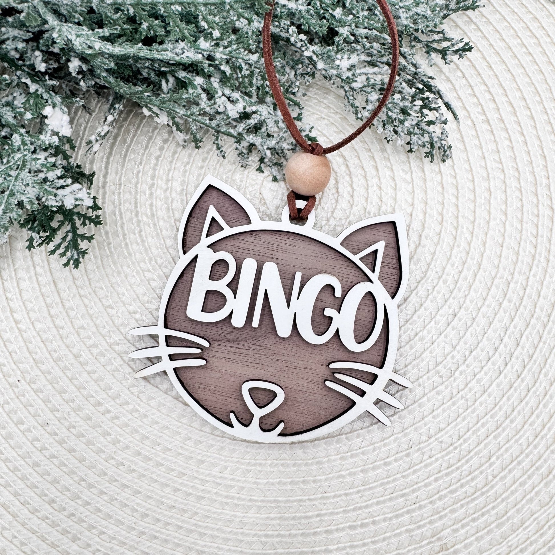 Personalized Dog & Cat Christmas Ornament – Custom Name Keepsake - Embellish My Heart