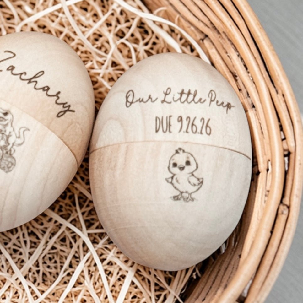 Personalized Engraved Wooden Easter Egg Keepsake - Embellish My Heart