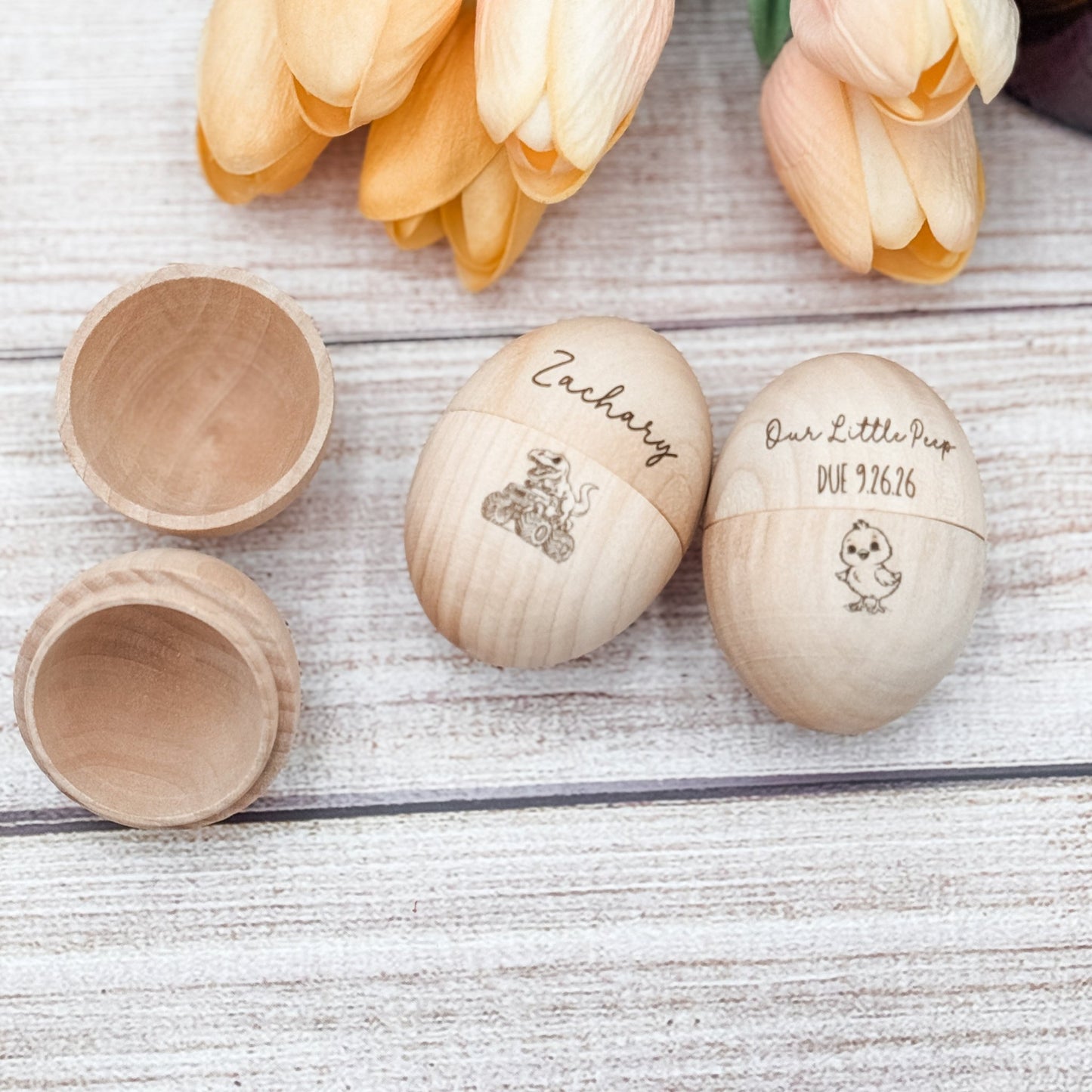 Personalized Engraved Wooden Easter Egg Keepsake - Embellish My Heart