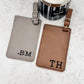 Personalized Leather Luggage Tag – Custom Initials Travel Gift - Embellish My Heart