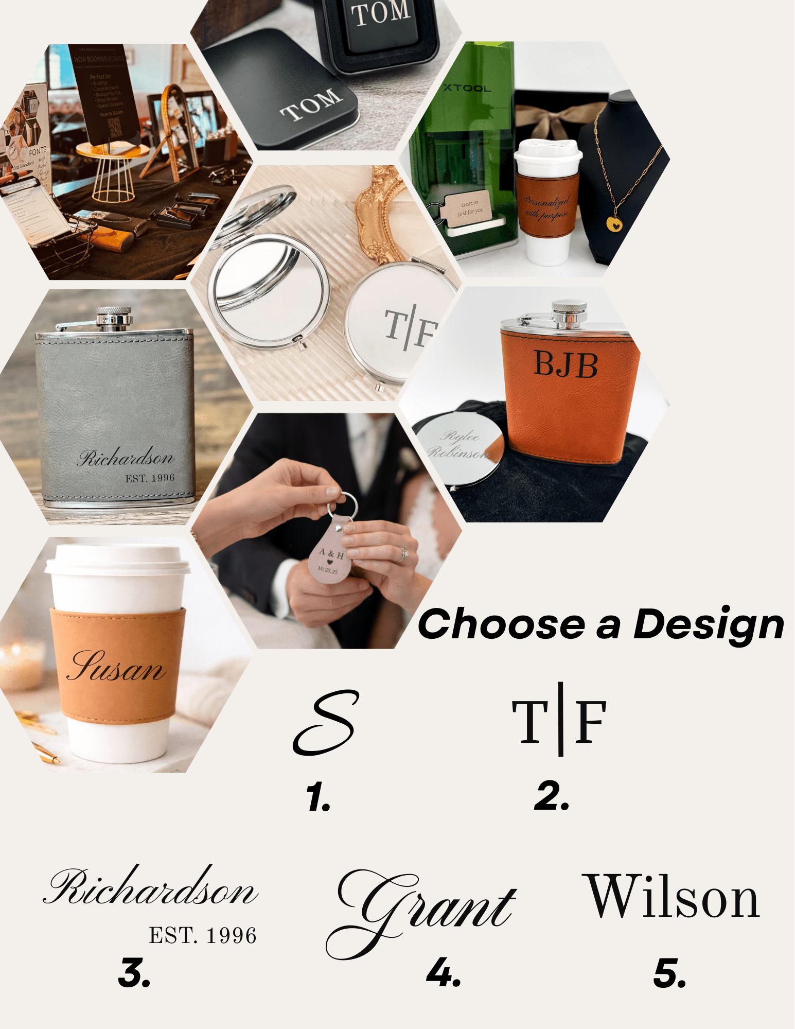 Personalized Leatherette Flask for Groomsmen Custom Engraved Wedding Party Gift - Embellish My Heart