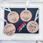 Personalized Preschool & Kindergarten Graduation Keepsake Ornaments - Customizable with School Name or Logo - Embellish My Heart