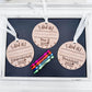 Personalized Preschool & Kindergarten Graduation Keepsake Ornaments - Customizable with School Name or Logo - Embellish My Heart