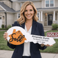 Personalized Realtor Closing Key | Custom Sold Photo Prop | Real Estate Closing Day Sign | Branded Client Photo Key - Embellish My Heart