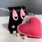 Pink Teardrop Earrings with Heart Cutout – Perfect for Valentine's Day & Everyday Wear - Embellish My Heart