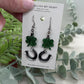 Lucky Charms Shamrock St. Patrick's Day Dangle Earrings