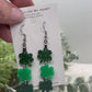 Paddy's Clover St. Patrick's Day Dangle Earrings