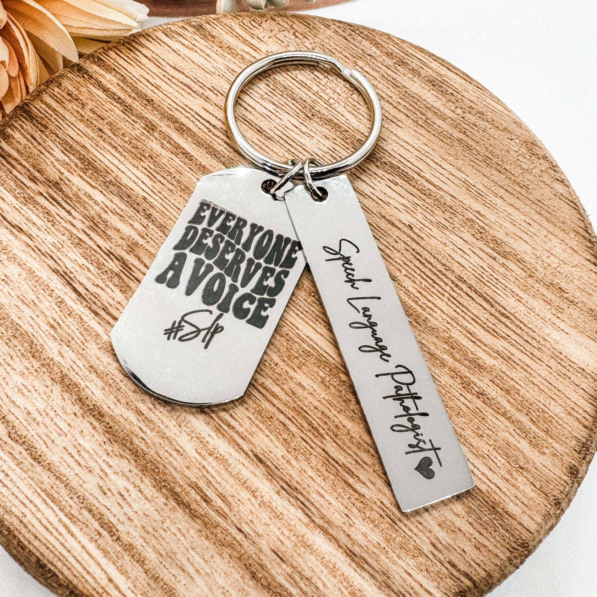 Speech Language Pathologist Keychain – Embellish My Heart