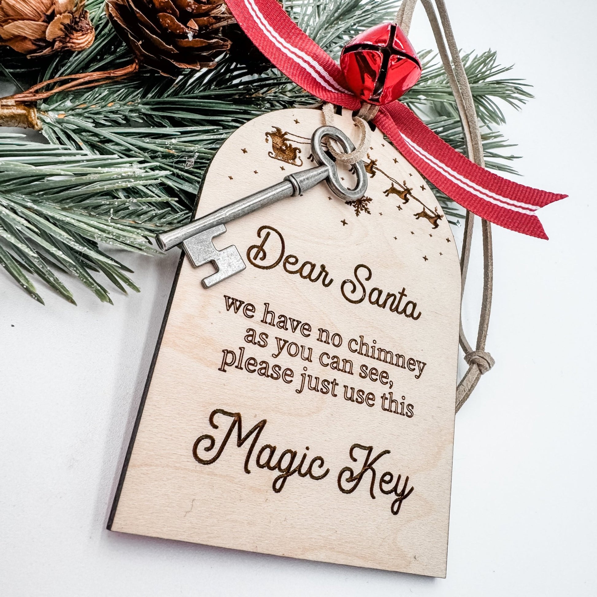 Santa’s Magic Key Ornament/Door Hanger - Embellish My Heart