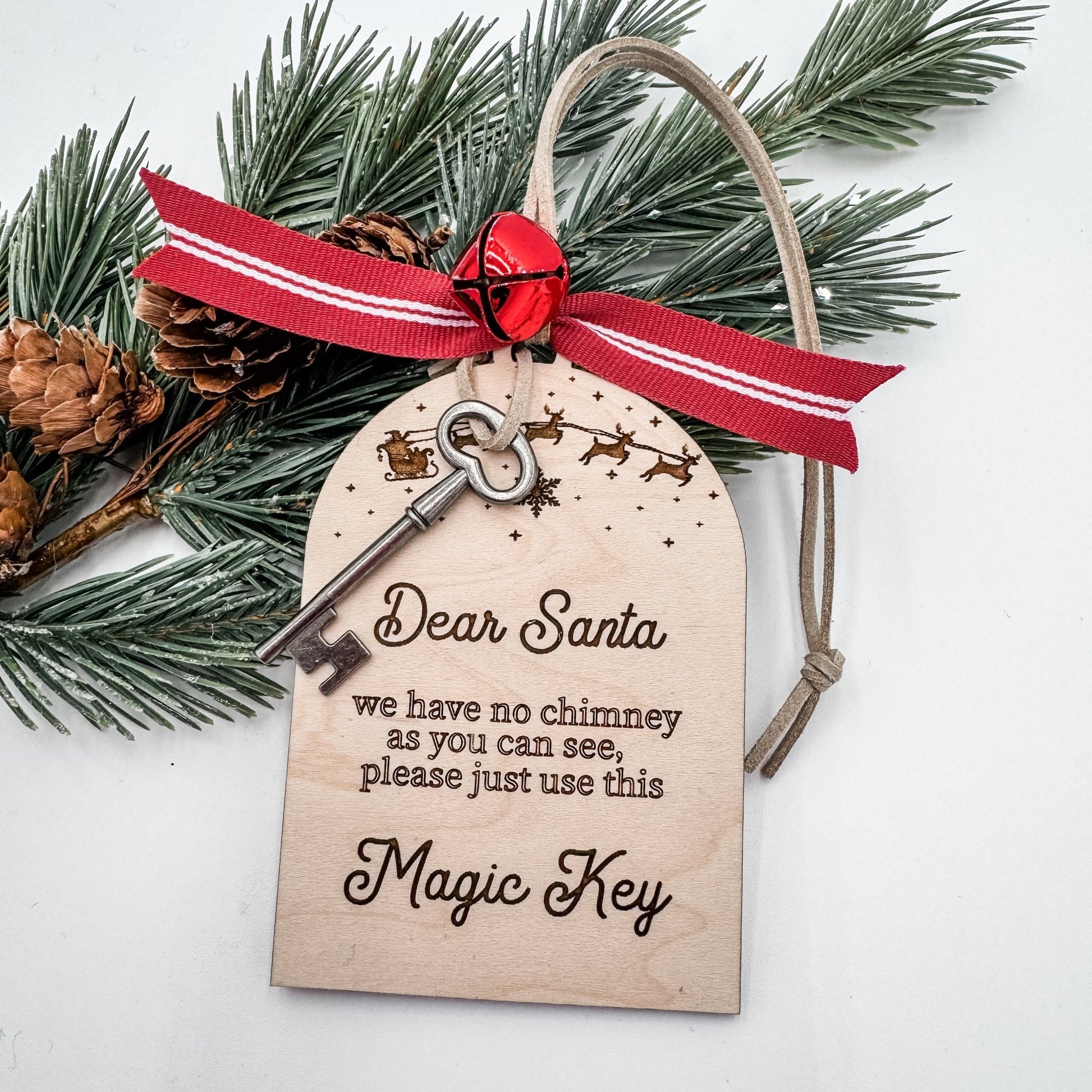 Santa’s Magic Key Ornament/Door Hanger - Embellish My Heart