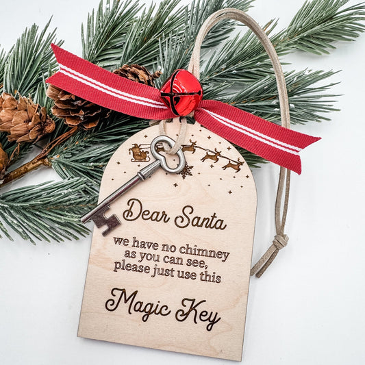 Santa’s Magic Key Ornament/Door Hanger - Embellish My Heart