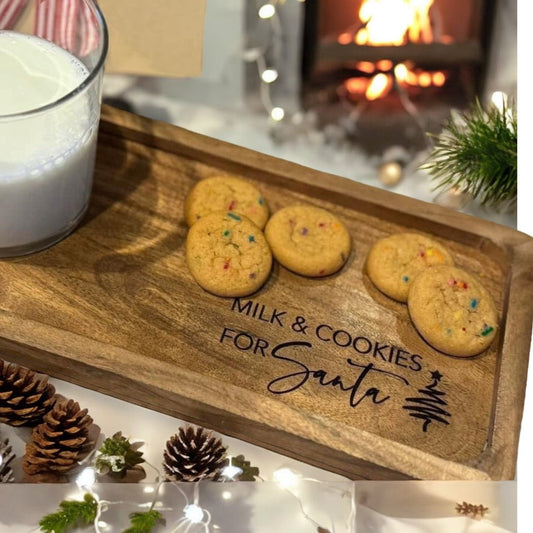 Santa's Milk & Cookie Tray - Embellish My Heart