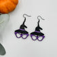 Shady Witch Hat with glasses earrings (Medium) - Embellish My Heart