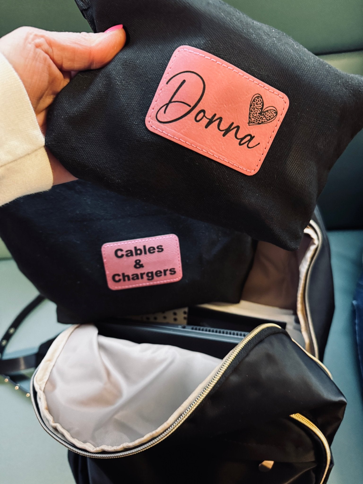 Stay Organized in Style: Personalized Canvas Accessory Bags - Embellish My Heart