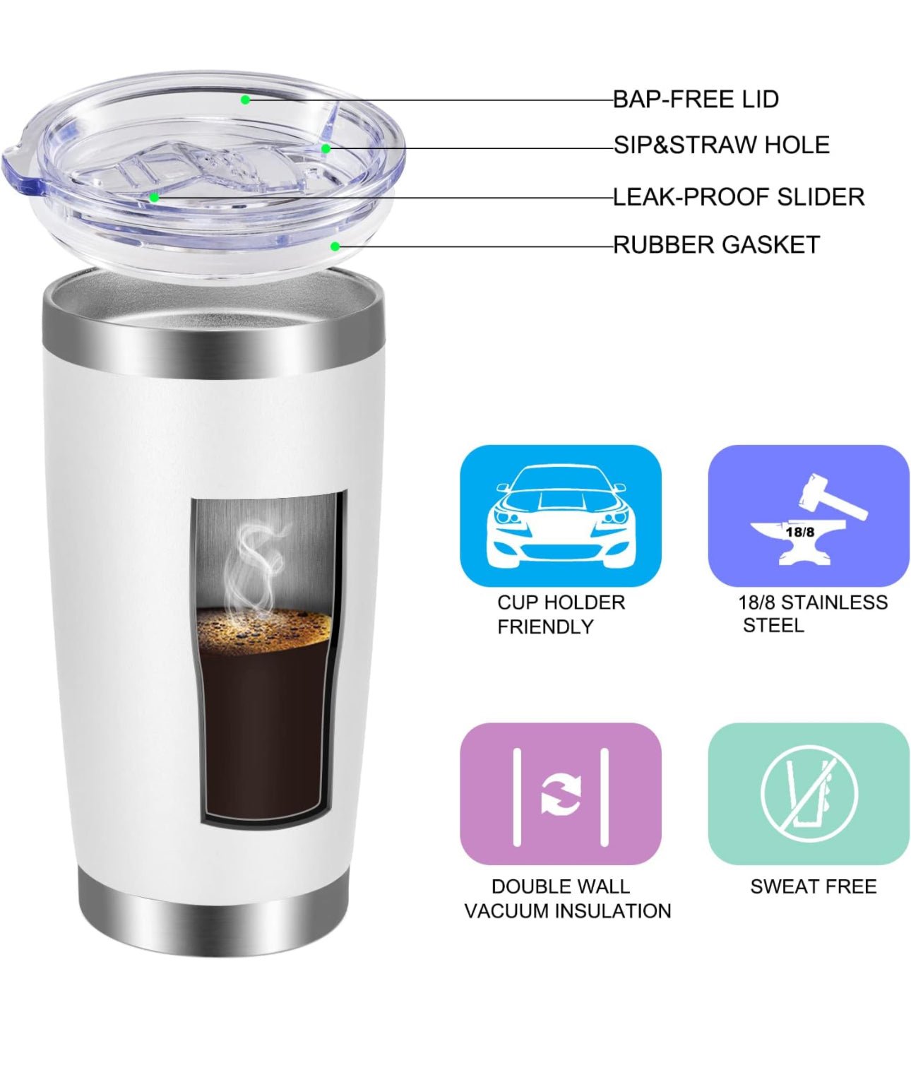 Tumbler, Personalized 20oz Tumbler, ADD YOUR LOGO - Embellish My Heart