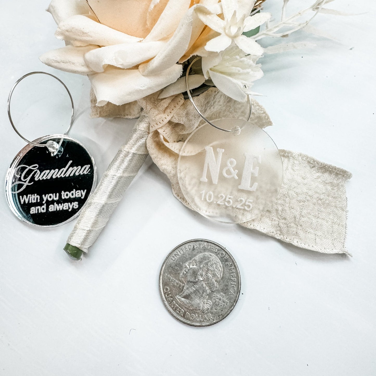 Wedding Flower Charms - Embellish My Heart