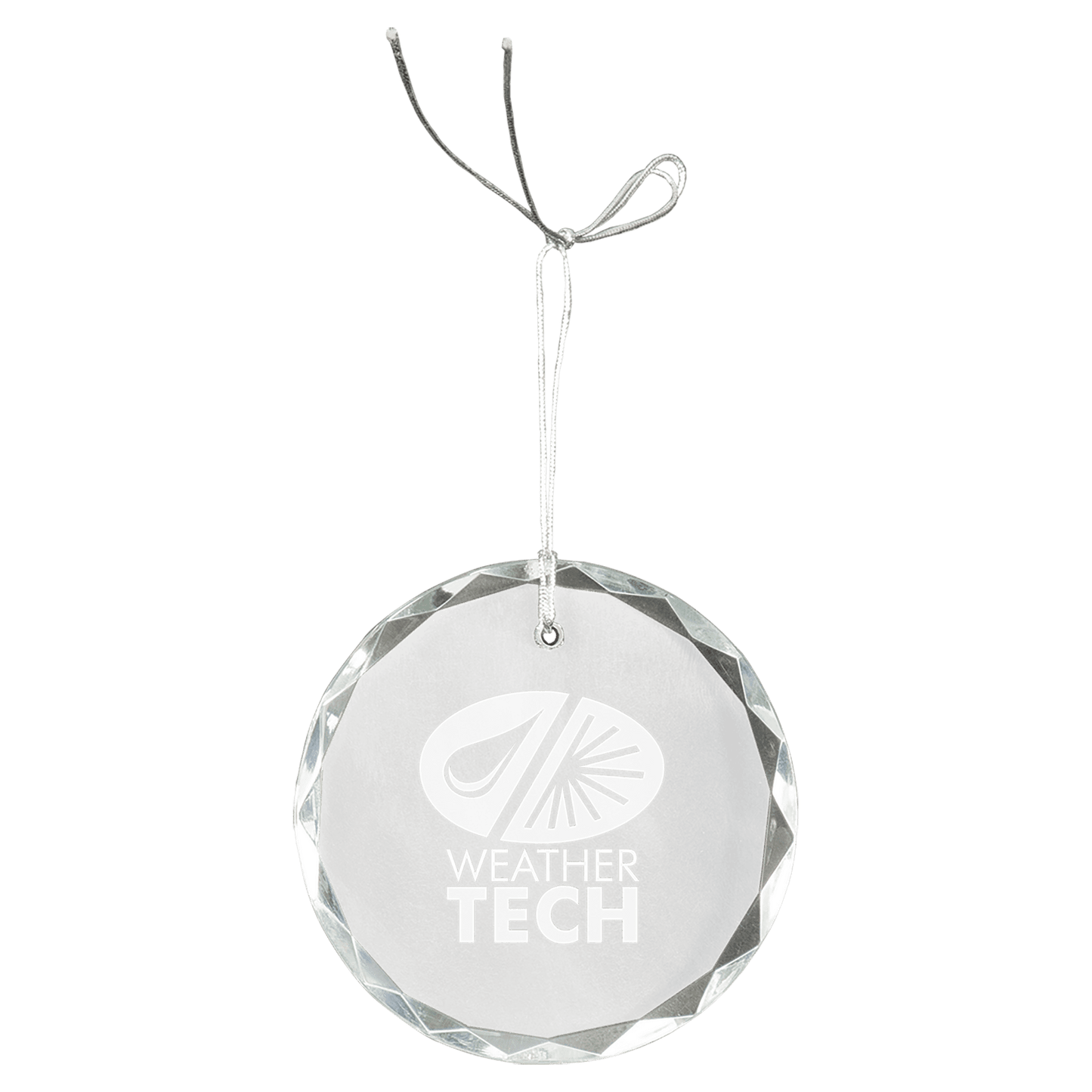 Wholesale Custom Crystal Round Faceted Ornament – 3" - Embellish My Heart