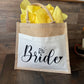 Burlap Tote Bag, Reusable Burlap with Handles - Embellish My Heart