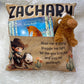 Child's Pillow with Pocket, Toddler Reading Pillow, Kids Pillow, Book Cushion for Bedtime, Gift for Boy or Girl, Birthday Present - Embellish My Heart