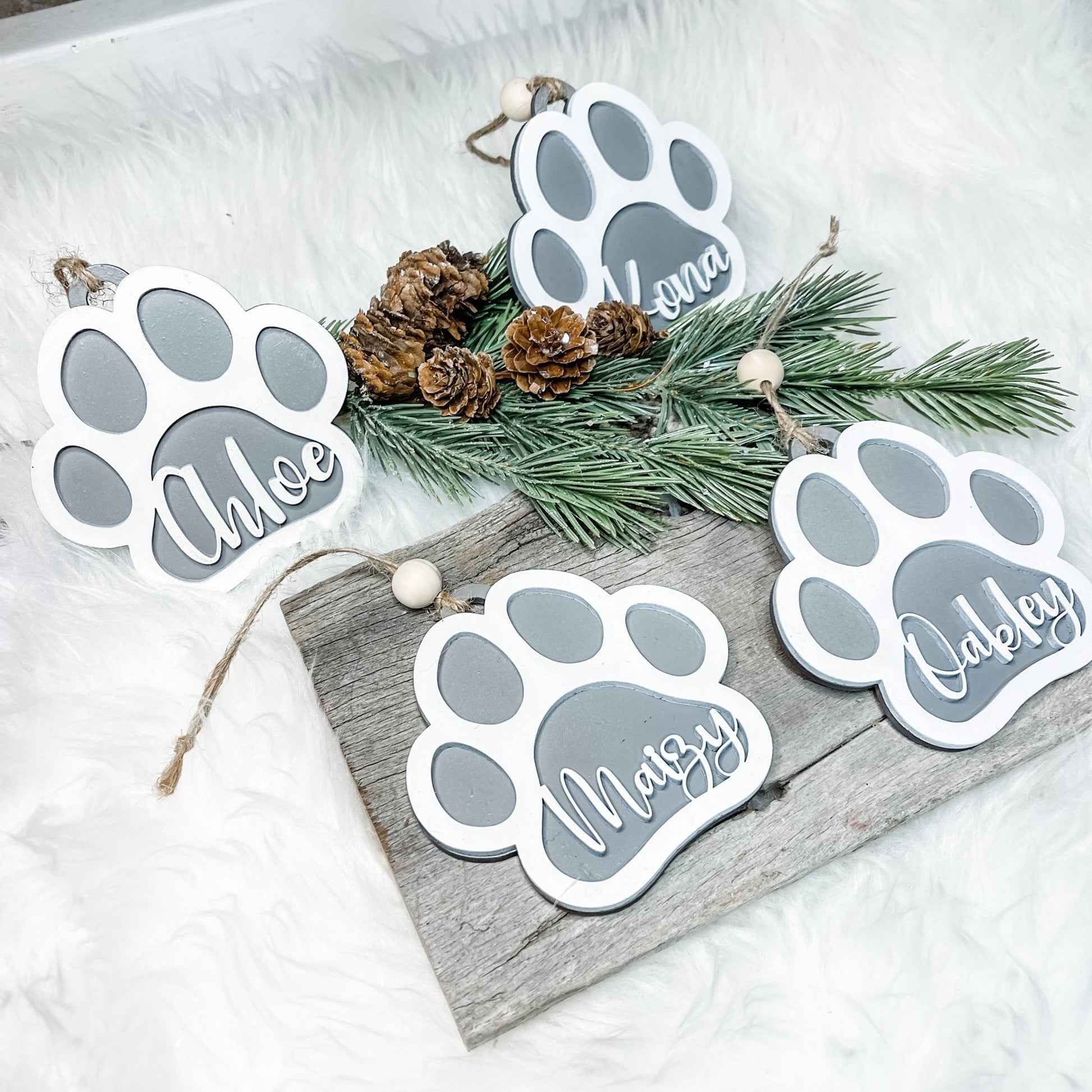 Dog Cat personalized ornament ornaments Christmas pet - Embellish My Heart Crafts