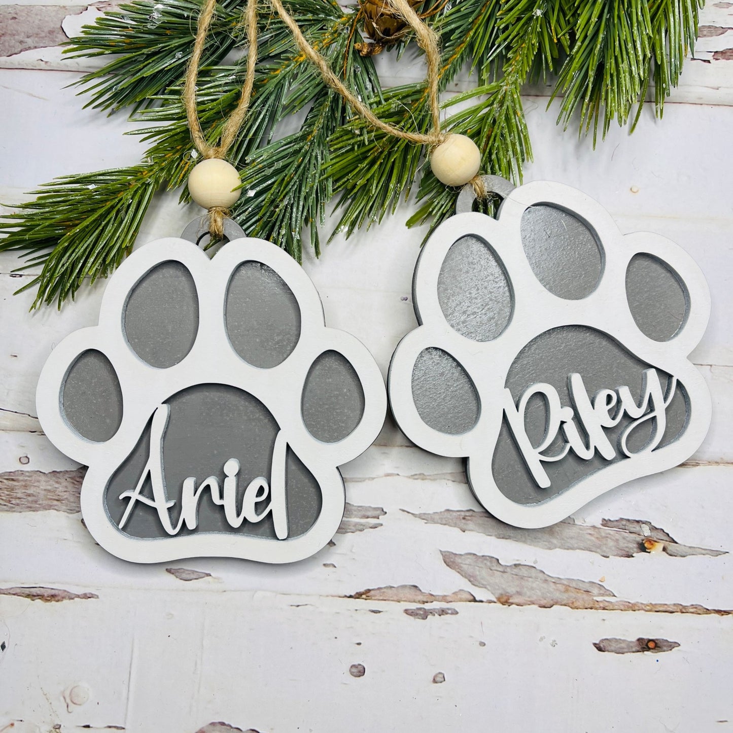 Dog Cat personalized ornament ornaments Christmas pet - Embellish My Heart Crafts