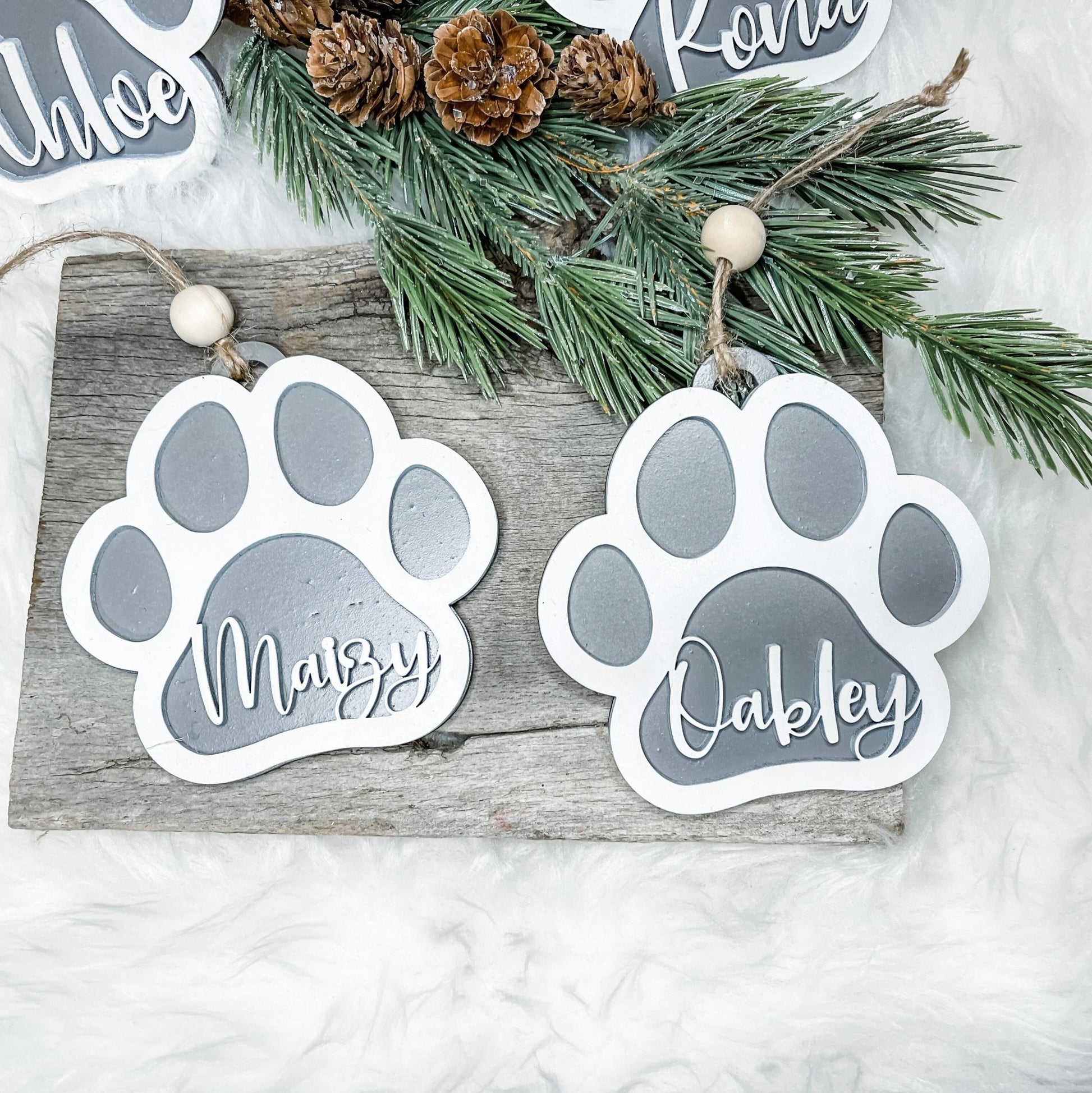 Dog Cat personalized ornament ornaments Christmas pet - Embellish My Heart Crafts