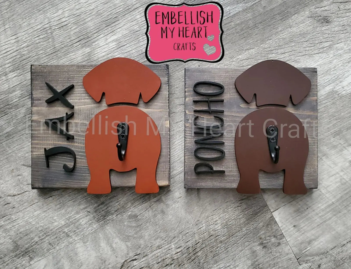 Dog leash holder - Embellish My Heart Crafts