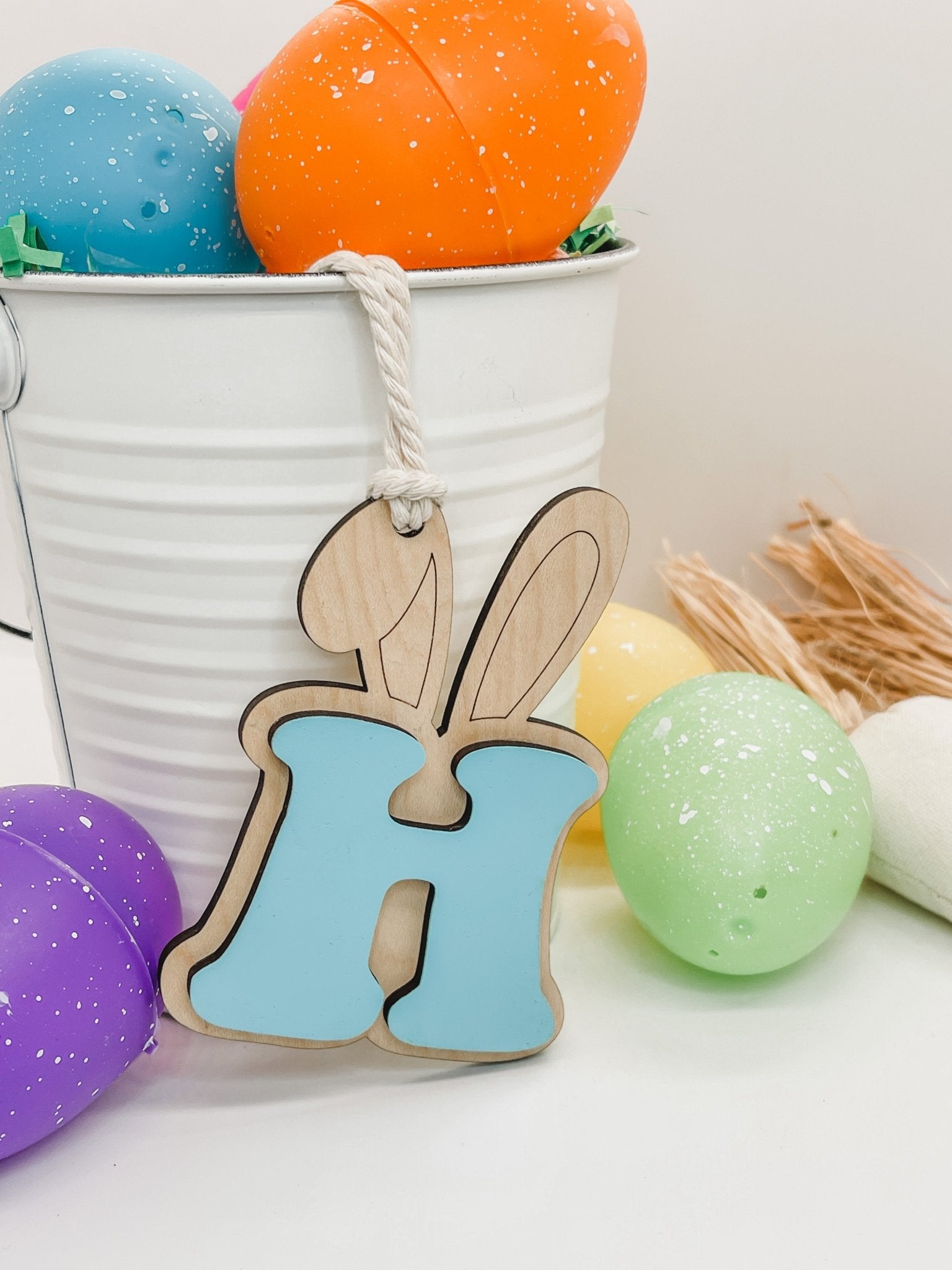 Easter Basket Tags, Name Tag, Easter, Kids, Easter, Basket Tags, Carrot, Rabbit Ears, Basket Charm - Embellish My Heart