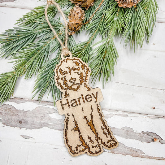 Labradoodle Personalized Ornament - Embellish My Heart Crafts