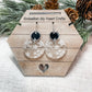 Mirror Snowflake Acrylic Dangle Earrings - Embellish My Heart