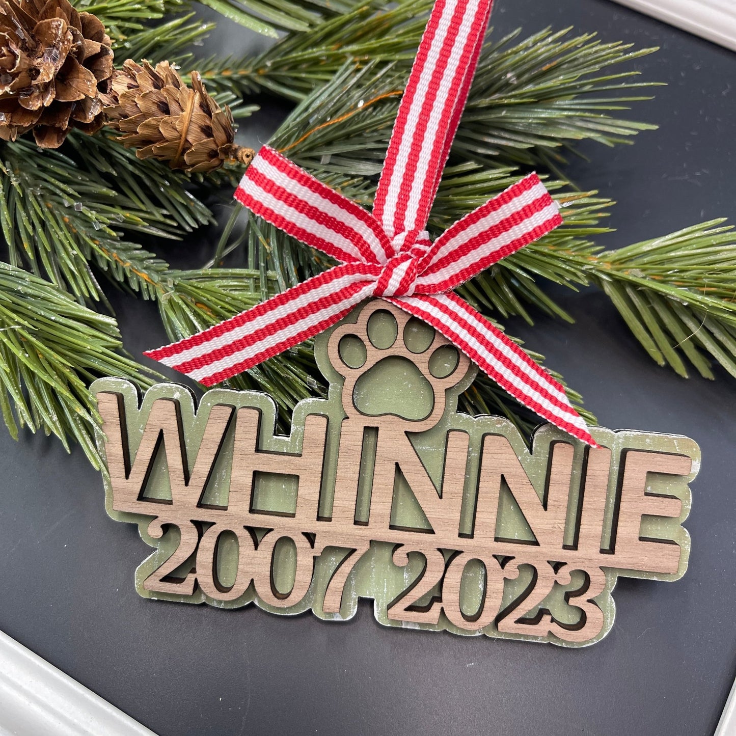 Personalized Family Tree Ornament, Name Tree, Christmas Gift For Family Members - Embellish My Heart
