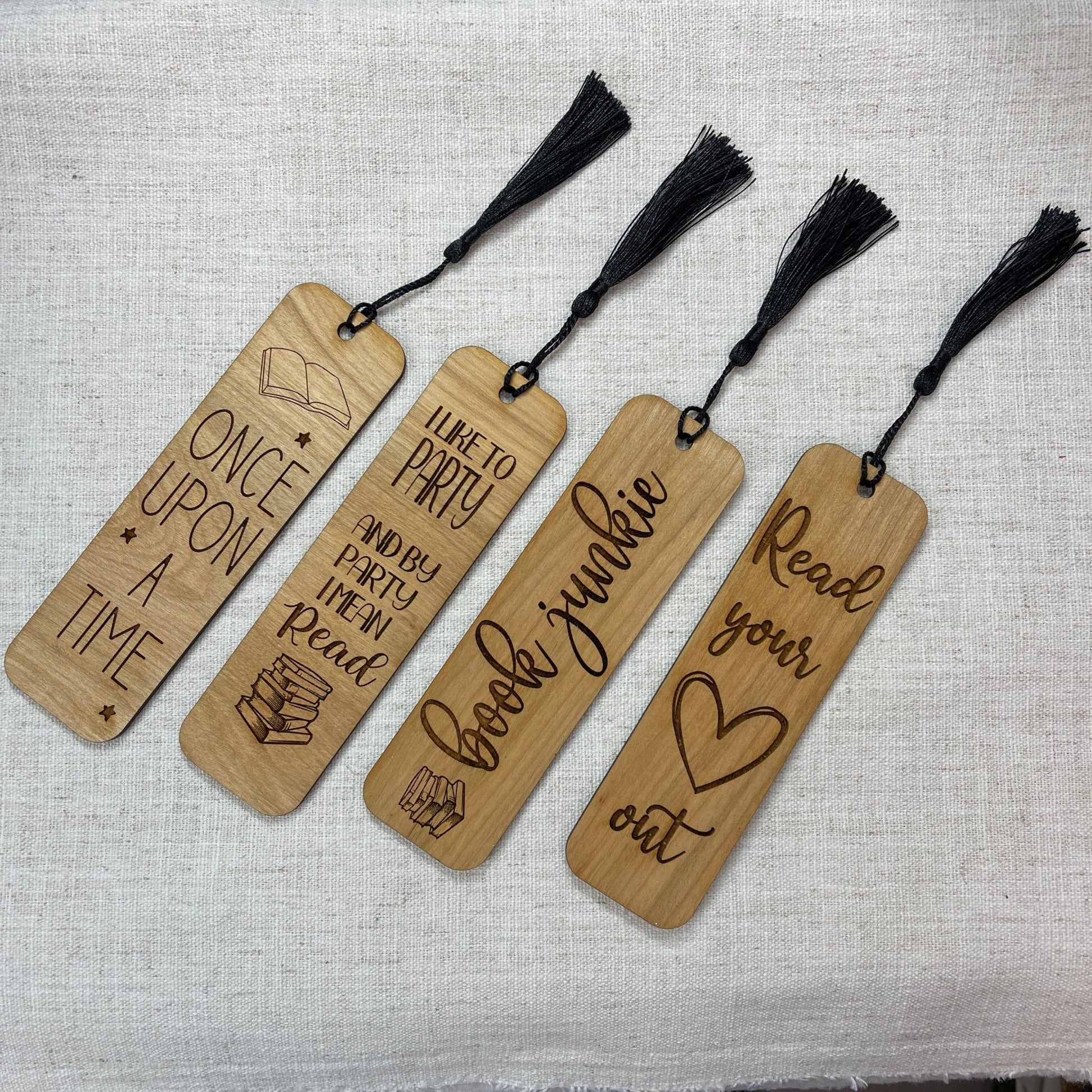 Set of 4 Bookmarks - Embellish My Heart